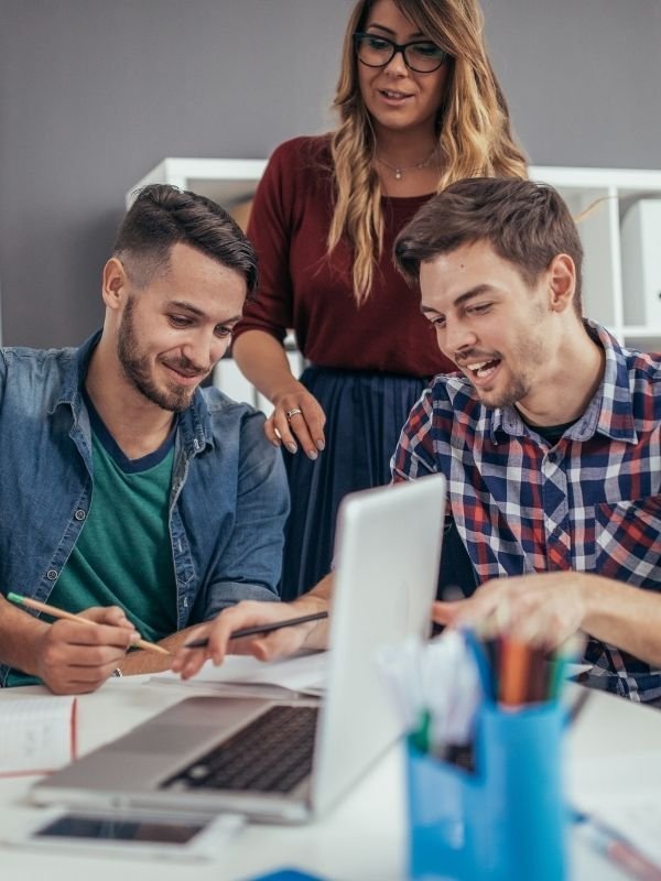 Students learning